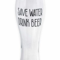 Bicchiere da birra Save Water Drink Beer