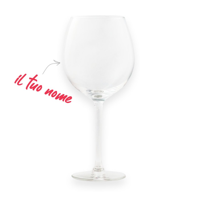 Calice da vino da personalizzare con &quot;Nome&quot;