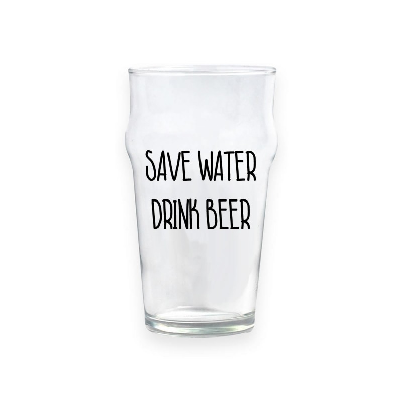 Bicchiere da birra &quot;SAVE WATER DRINK BEER&quot;